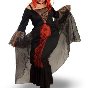 NWT sexy lace VAMPIRE COSTUME women’s 1X 14W-16W